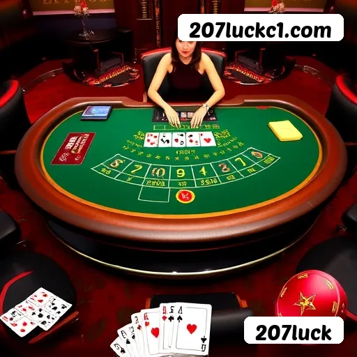 Aplicativo móvel 207luck para iOS e Android